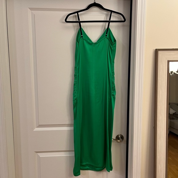 COPY - BNWOT Helmut Lang Ruched Slip Dress in Green - Picture 7 of 10
